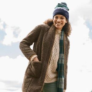 Orvis Sherpa Fleece Cozy Cocoon Coat